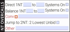 NT Overcalls